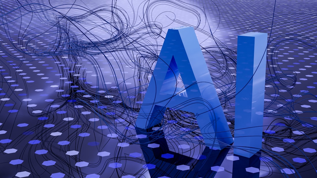 Litere 3D „AI